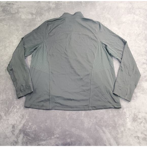 The North Face Sz XXL Men's 1/4 Zip Performance Thermal Pullover Gray C11-5 - Picture 7 of 8